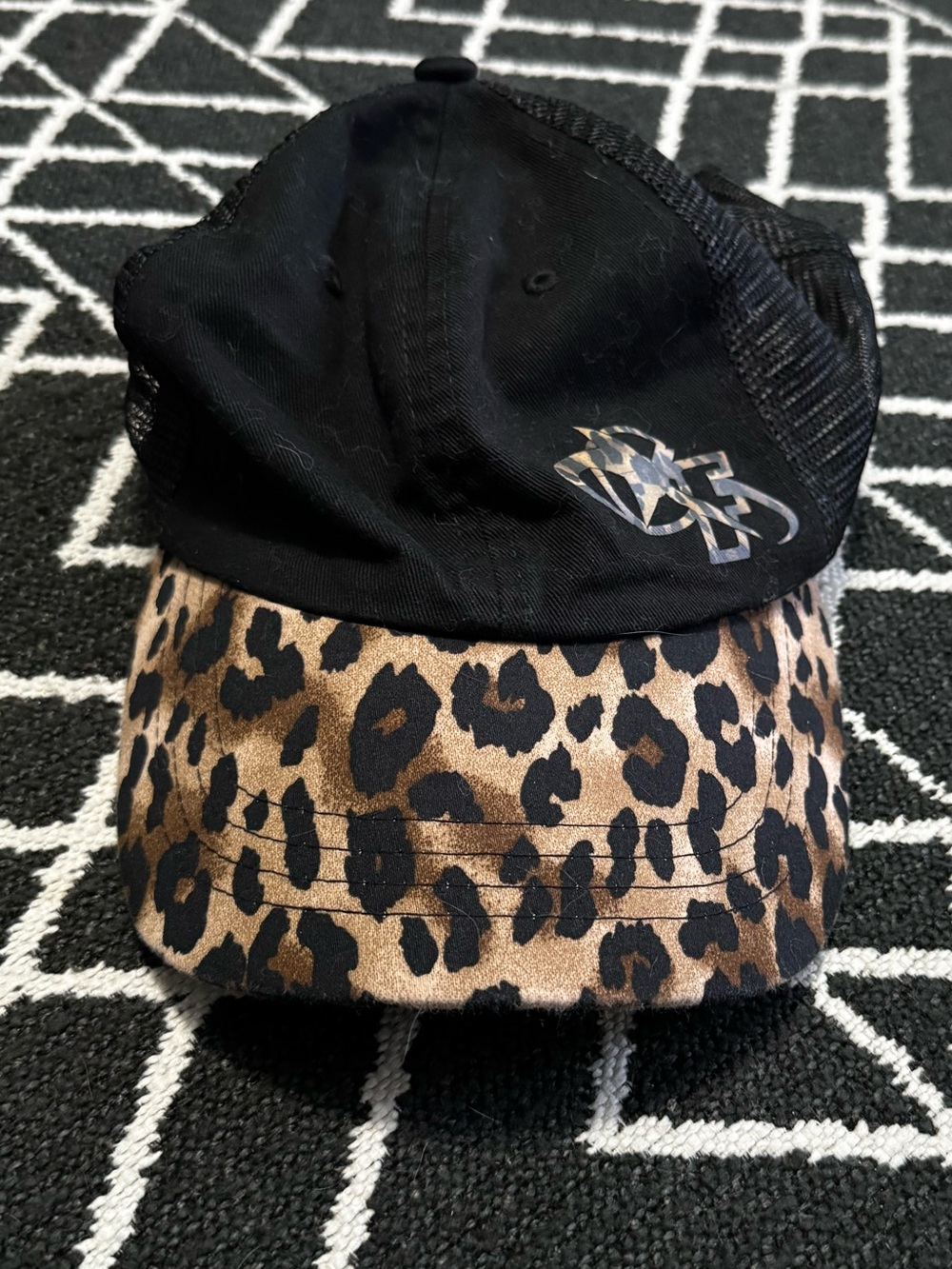 Champion Force Athletics CFA Cheer Nationals Trucker Hat Leopard